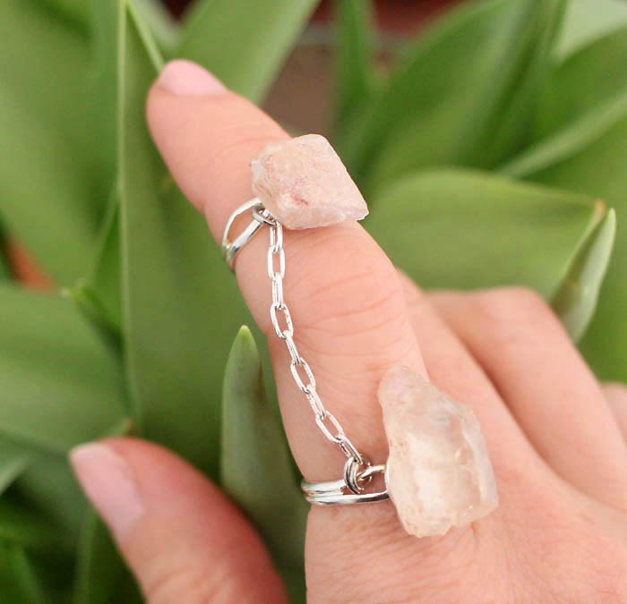 DIY Crystal Connector Ring