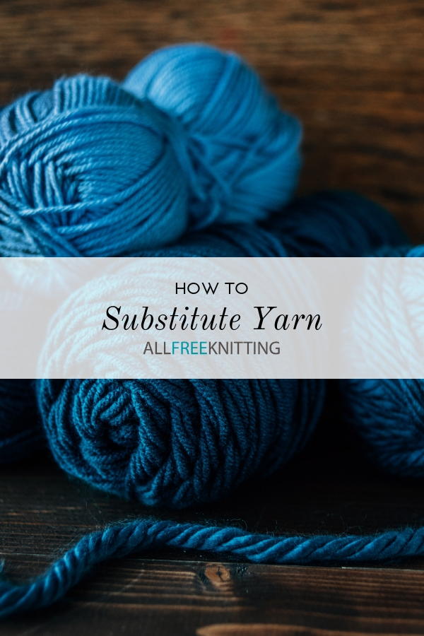 Substituting Discontinued Yarn