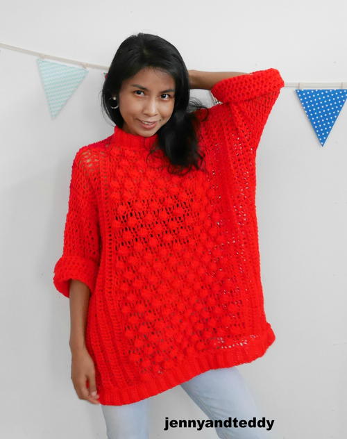 Bubble Pop Oversize Sweater