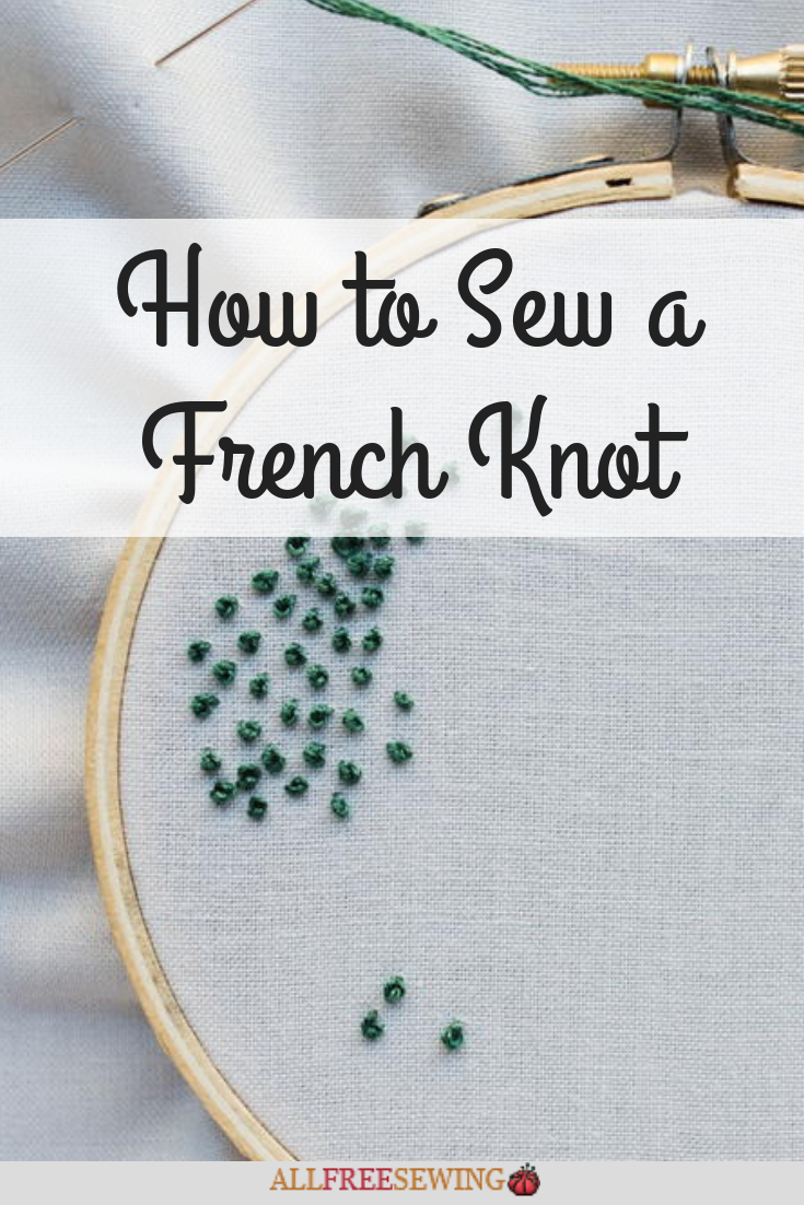How to Sew a French Knot