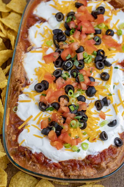 Seven Layer Bean Dip