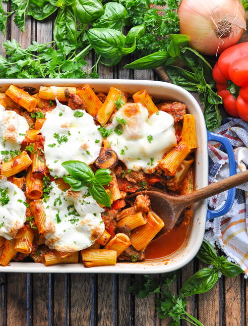 Italian Sausage Pasta Bake