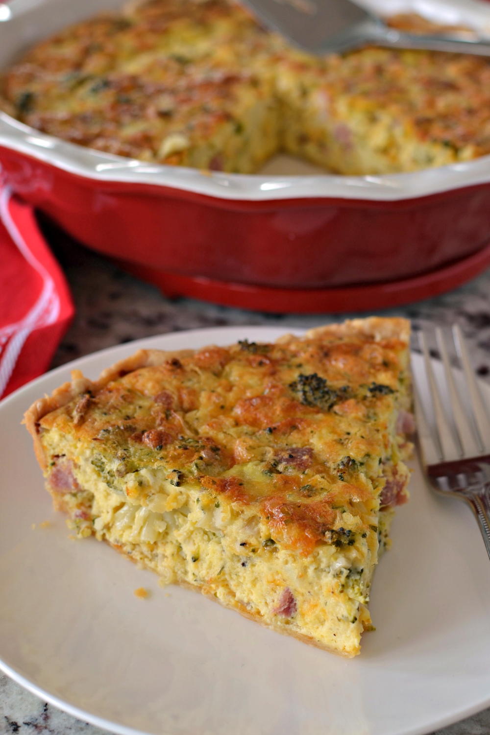 Ham and Cheese Quiche | RecipeLion.com