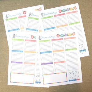 Printable 2019 Planner FaveCrafts Com