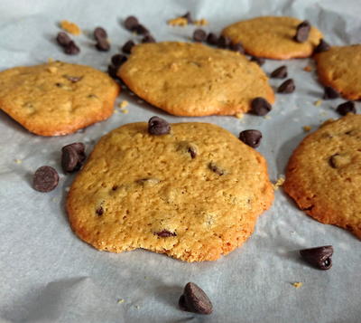 Chocolate Chip Cookies with Chickpea Flour