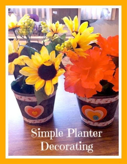 Spring Planter Decor