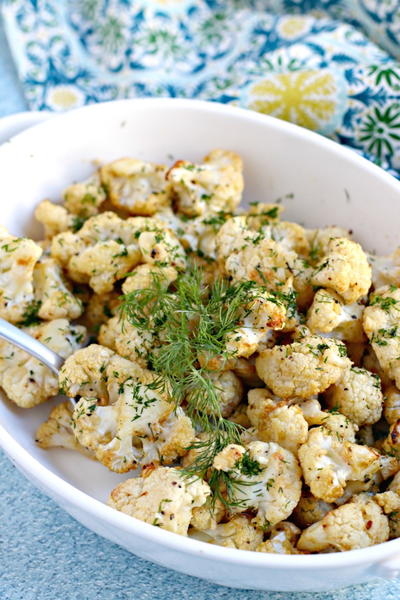 Mustard Roasted Cauliflower