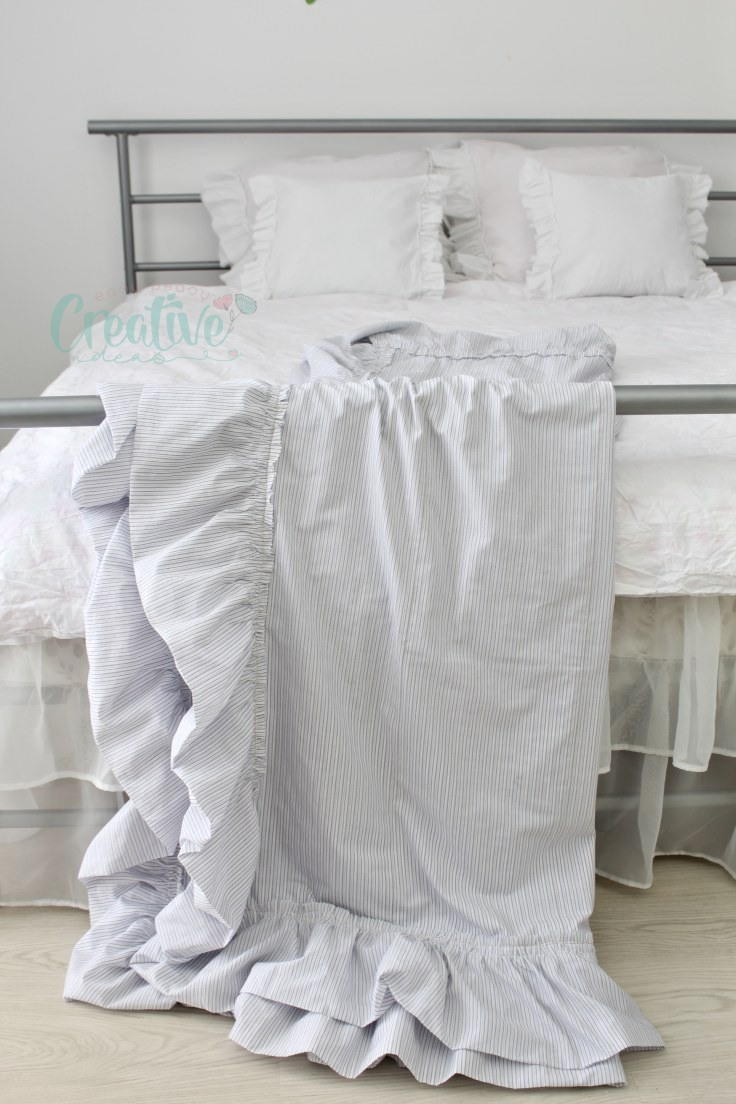 Ruffled Throw Blanket