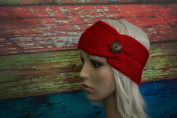 Stylish Headband with Button