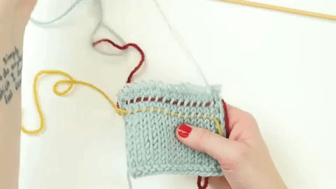 Frogging Knitting