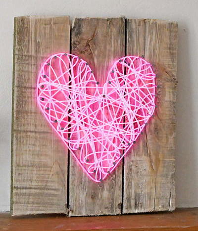 DIY Neon Heart Sign