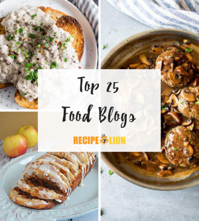 RecipeLion's Top 25 Food Blogs of 2018