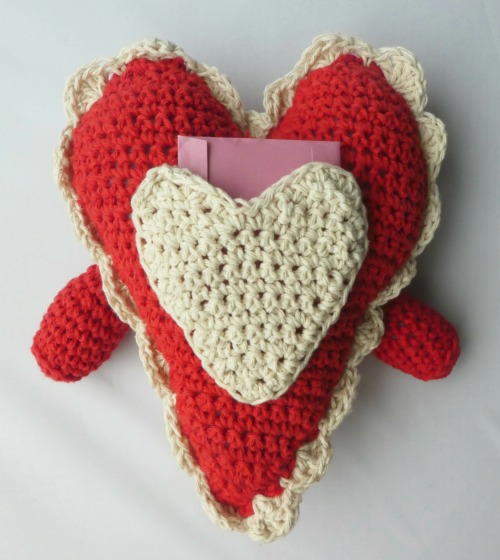 Crochet Heart Pillow Buddy