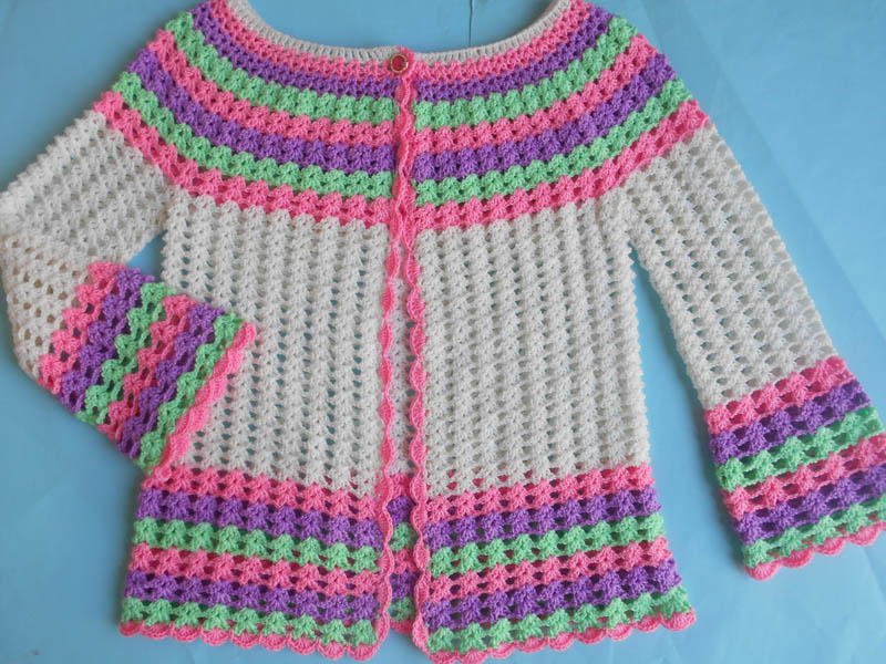 Crosia baby sweater discount design