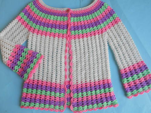 Crochet Shrug Sweater/ Stylish Crochet Woman Sweater AllFreeCrochet com