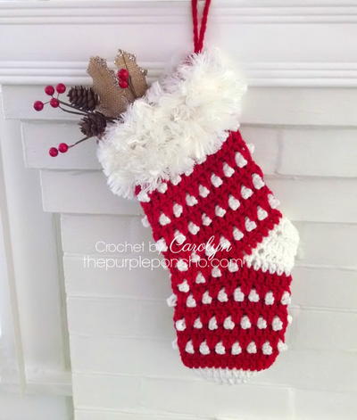 Holly Berry Stocking