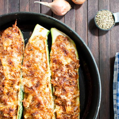 Veg Zucchini Boats