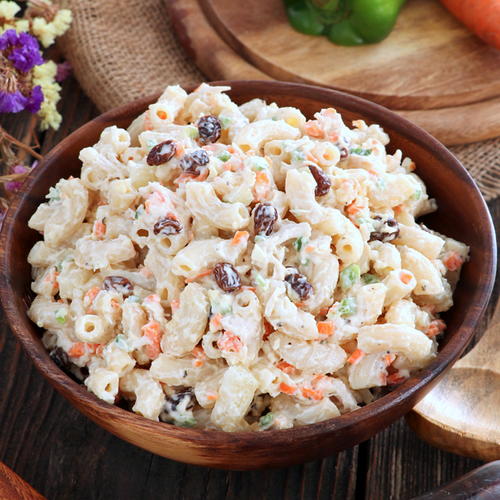Ingredients For Macaroni Chicken Salad Easy Chicken Macaroni Salad | RecipeLion.com