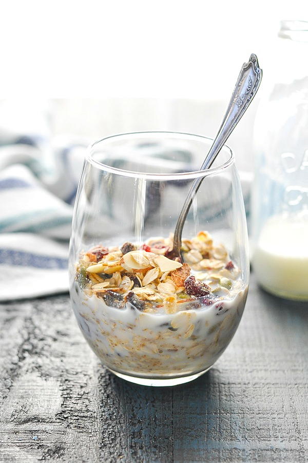 5-Minute Swiss Muesli | FaveHealthyRecipes.com