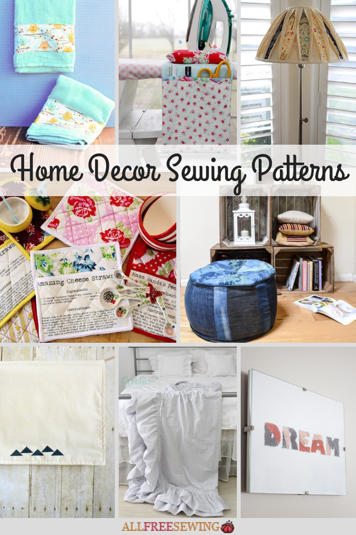 30+ Home Decor Sewing Patterns (Free)