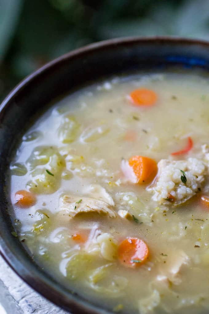 Instant Pot Chicken and Rice Soup RecipeLion.com
