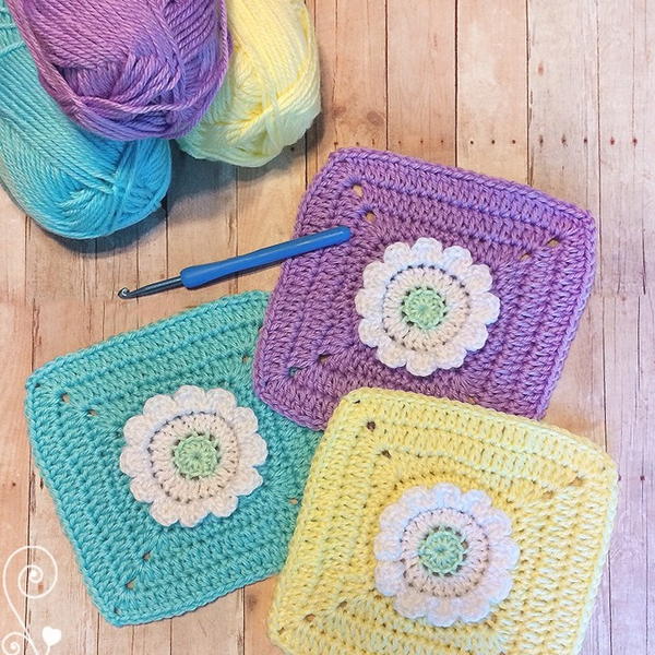 Wildflower Granny Square