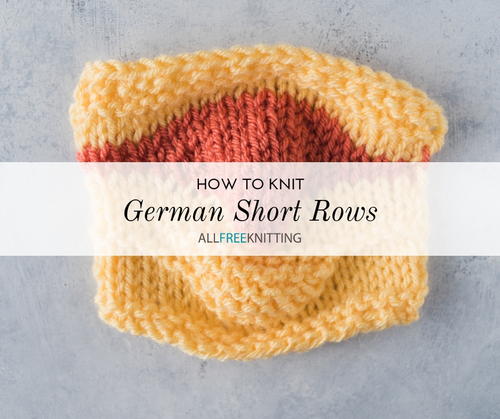 German Short Rows Pattern How to Knit German Short Rows | AllFreeKnitting.com