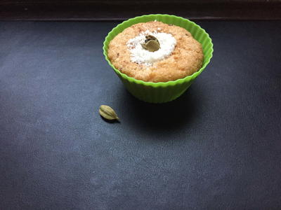 Moreish Coconut and Cardamom Cupcake