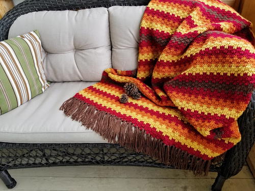 Fall Foilage Afghan