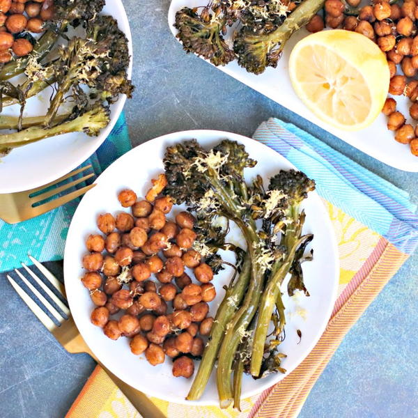 Sheet Pan Dinner with Broccolini and Chickpeas
