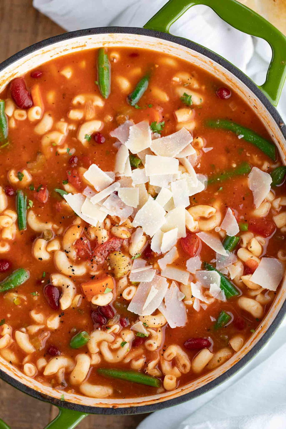 What Is In Minestrone Soup Classic Minestrone Soup | FaveHealthyRecipes.com