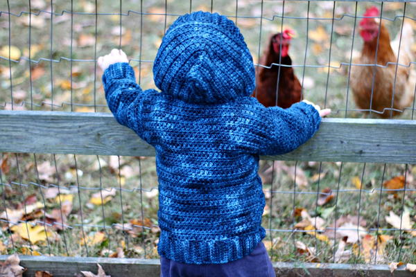 Kid's Cabled Hoodie