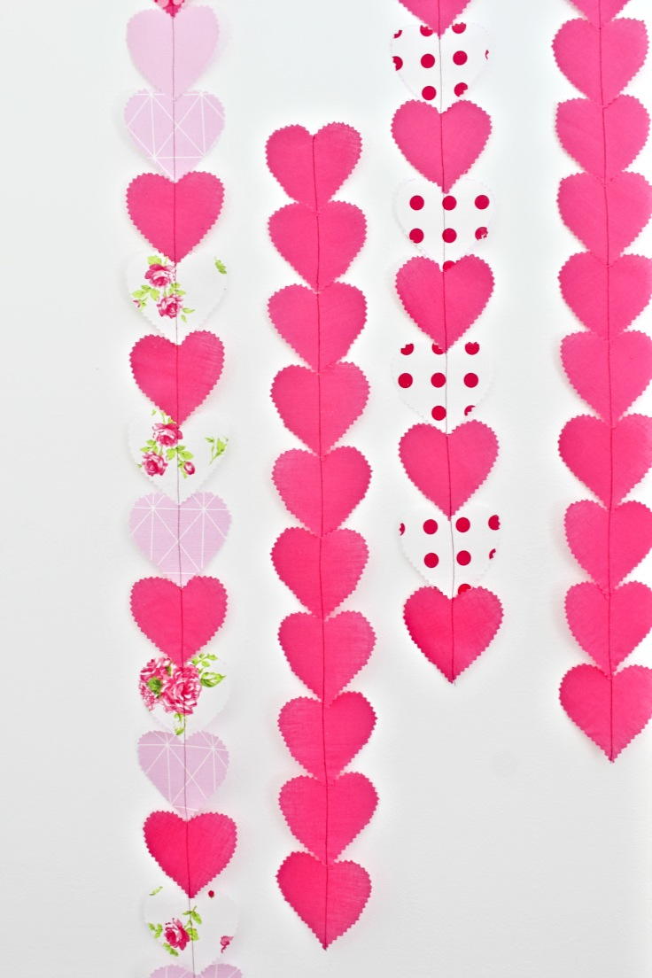 valentines day garland craft