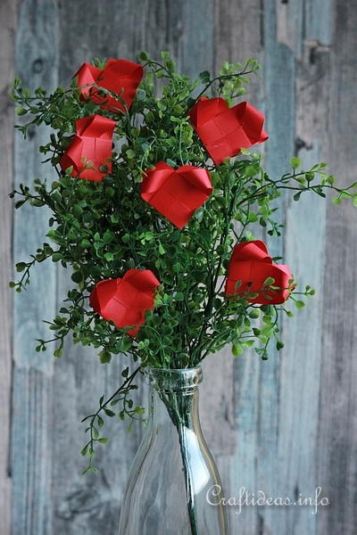 Woven Hearts Valentine Bouquet