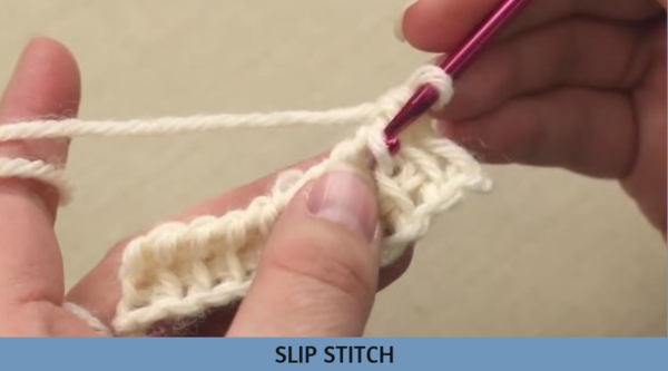 Example of crochet stitches