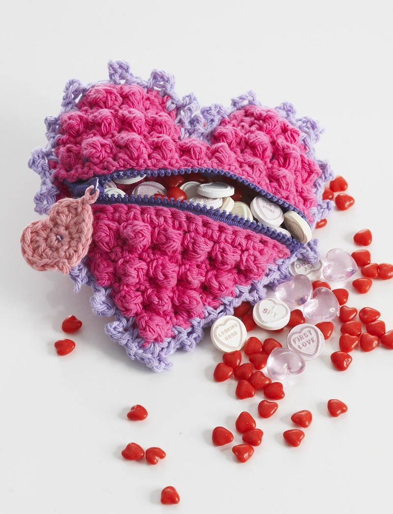 Sweet Tooth Candy Bag | AllFreeCrochet.com