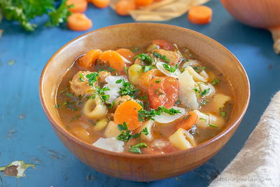 Italian Sausage Soup - Southern Style | FaveSouthernRecipes.com