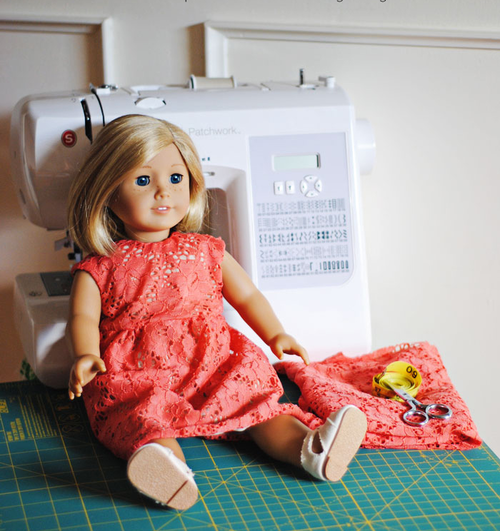 Lacy Dress DIY Doll Clothes