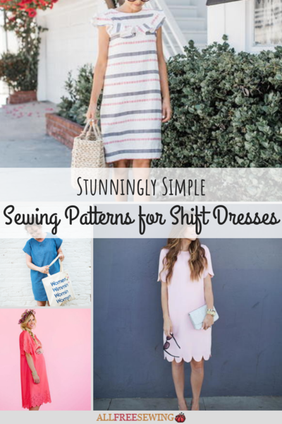 Stunningly Simple: 15+ Sewing Patterns for Shift Dresses ...