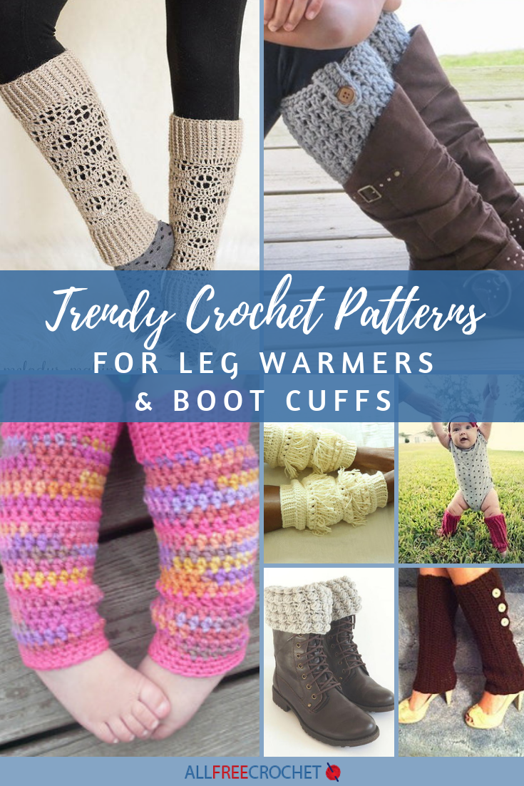 How To Crochet Leg Warmers  Free Crochet Pattern Tutorial 