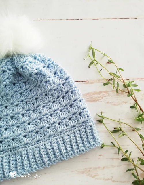 Girls Winter Pompom Hat