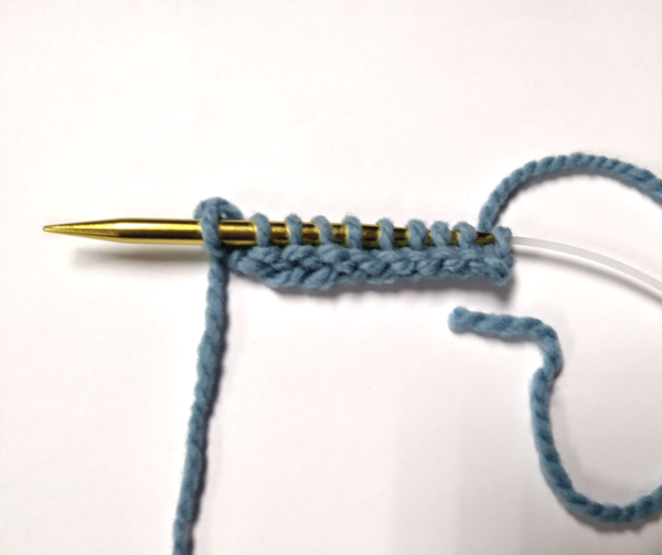 Knitting Backwards: Step 1