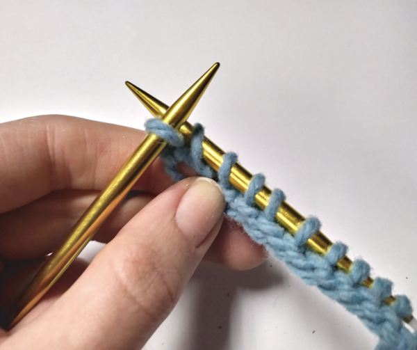 Knitting Backwards: Step 4