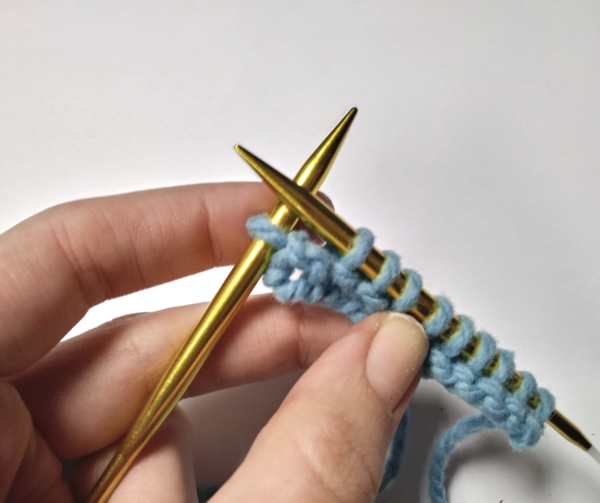 Knitting Backwards: Step 5