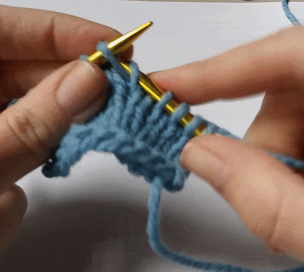 Knitting Backwards in Real Time