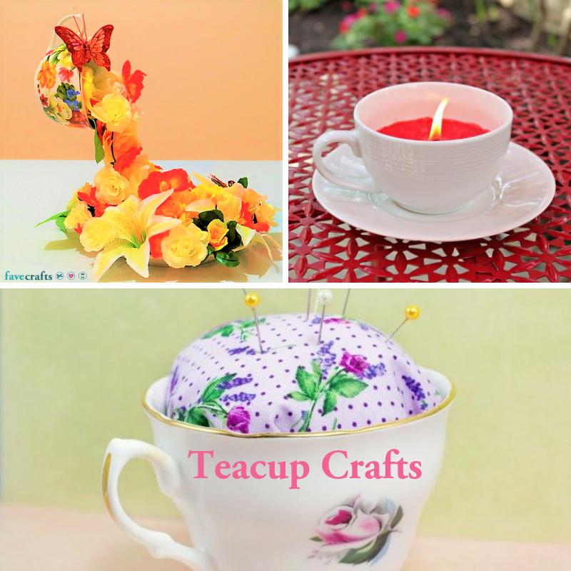 9 Teacup Crafts + DIY Tea Bags | FaveCrafts.com