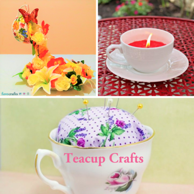 9 Teacup Crafts + DIY Tea Bags