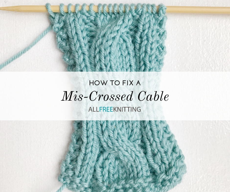 How to Fix a MisCrossed Cable