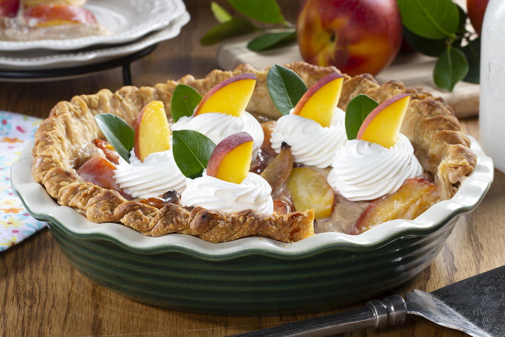 Peachy Keen Cream Pie-image