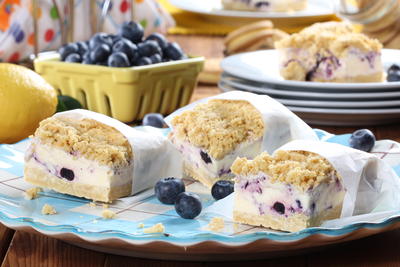 Blueberry-Lemon Ice Cream Sandwiches